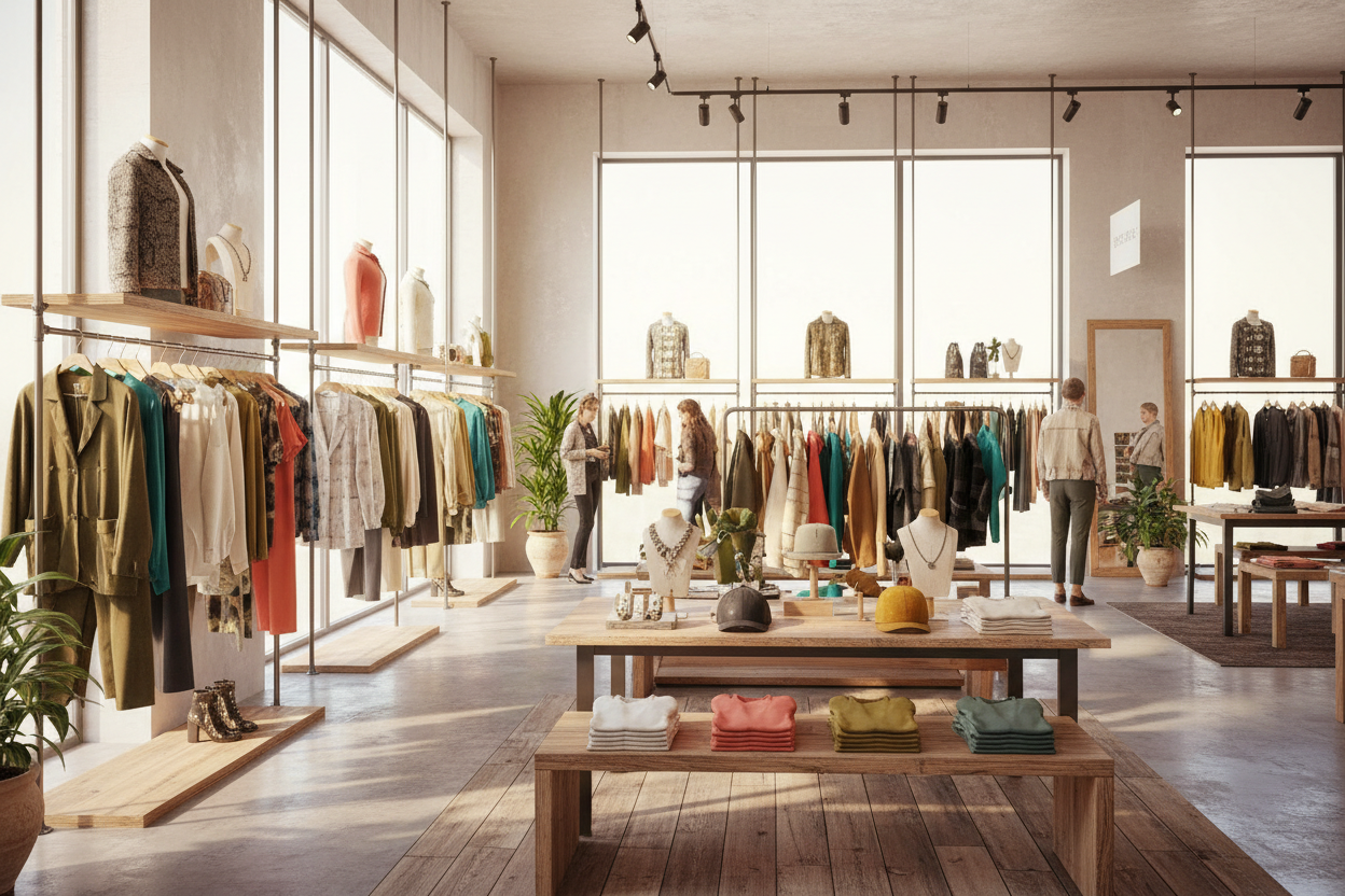 create a open shopping apparel one